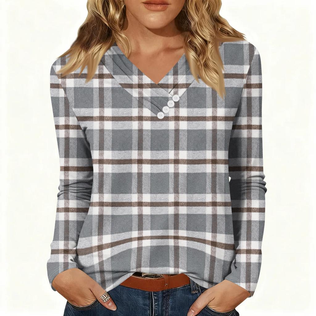 Womens Sweaters V-neck Long Sleeve Shirts Fall Outfits Fashion Winter Clothing Side Slit