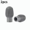 2PCS/4PCS Drum Mute Silicone Sleeves - Weakened Sound Silencers, Practice Tips, Drumstick Head Rubber Sleeves for Quiet Drumming