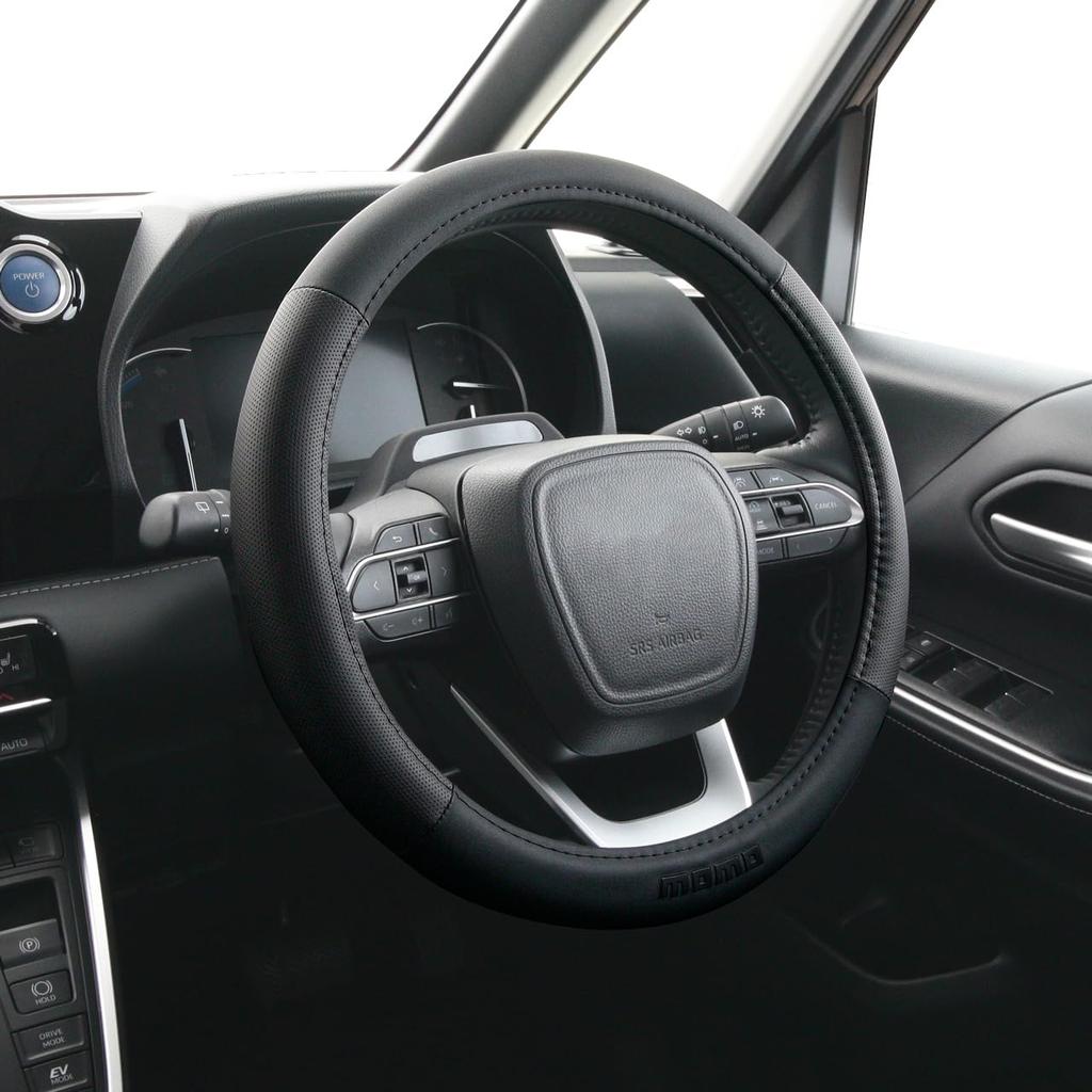 MOMO EASY BLACK EDITION Steering Wheel Cover, Italy, Milan, Size Small