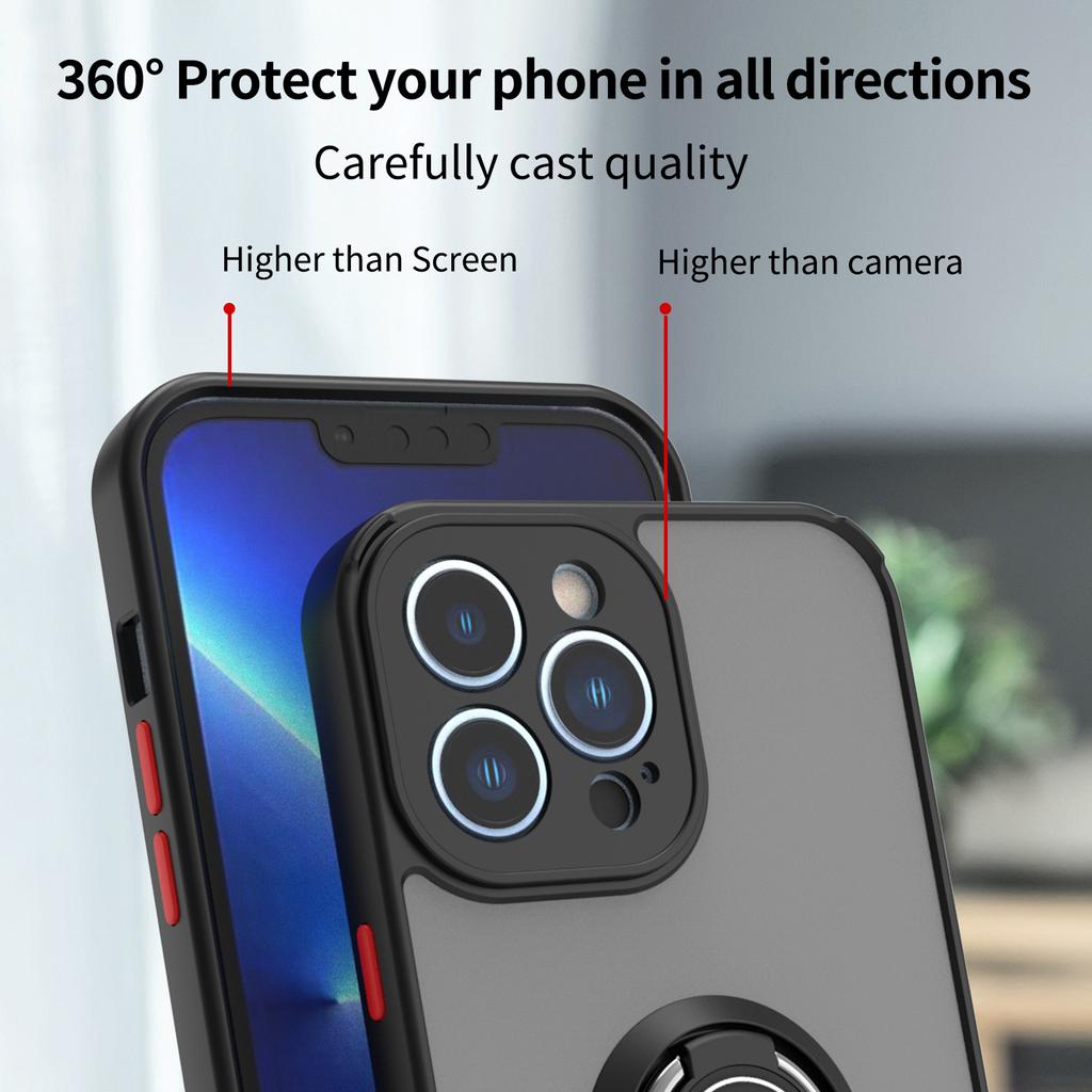 Чехол Armor для iPhone 15 Pro Max 14 Plus 13 12 Mini 11 X XS Max XR SE 7 8 Plus чехол-кольцо-подставка-держатель Coque Funda Capa