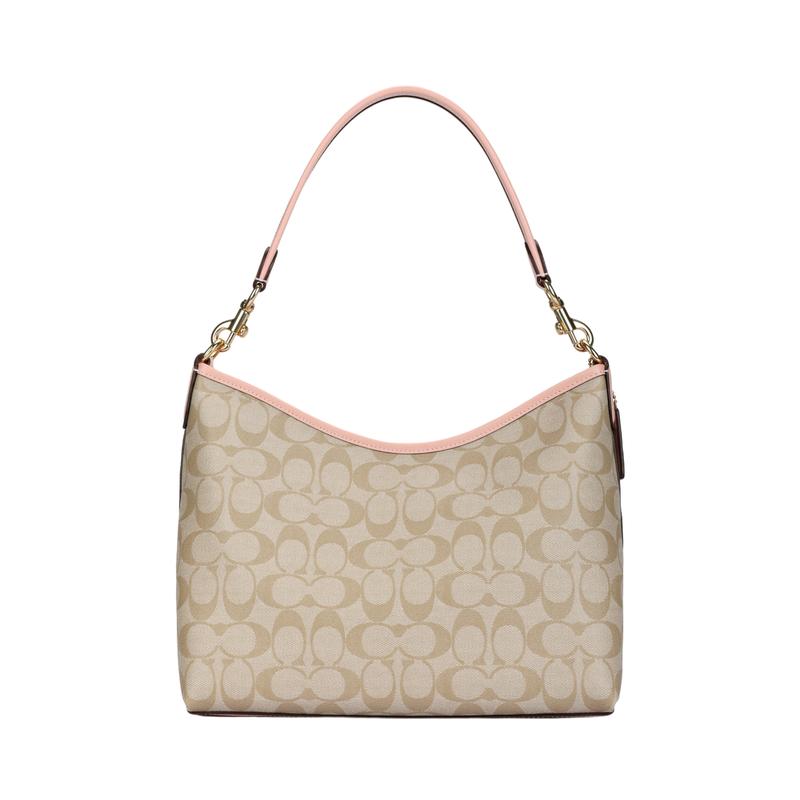 COACH shoulder bag Observed By Us joint model Laurel 31 detachable handle zipper closure coated canvas and leather hand-held crossbody large size