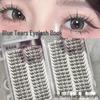 Yumei Jiajie Dreamy Blue Tears Natural Outer Corner Lengthening False Eyelashes