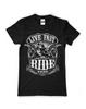Live Fast And Ride Free Motorbike Graphic Tee Unisex Black TShirt (Sb032)