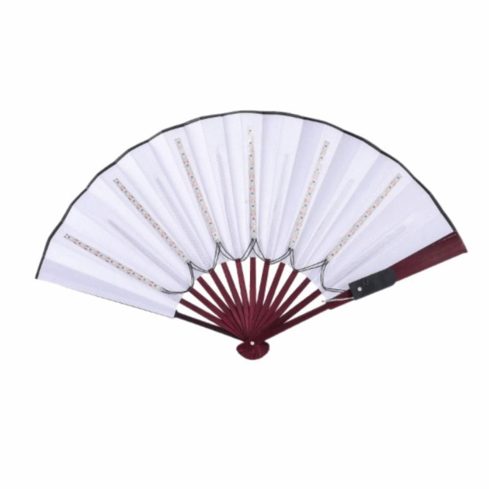 Silk LED Fan Luminous Discoloration Fan Fun Handheld Fans Party Dancing