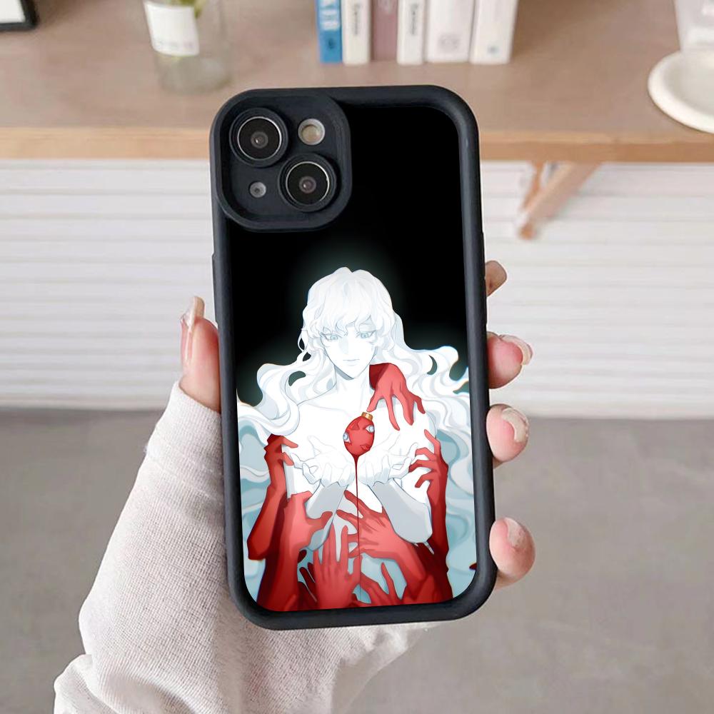 Чехол для телефона с аниме Гриффитом для iPhone 17 16 15 14 13 12 11 Air Pro Max Plus Черный Мягкий ТПУ Ударопрочный Чехол