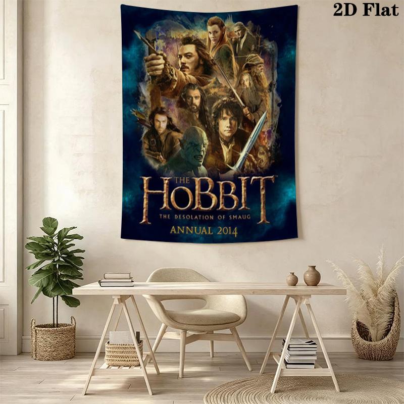 Fantasy Heroes Unite Magical Tapestry Tapestry Background Cloth Wallmounted Atmospheric Background Cloth Wall Covering Decoration
