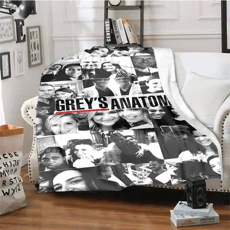 ТВ Фигурки G-Grey's Anatomy Плед Мягкий Фланелевый Тонкие Одеяла для Кровати Дивана Покрывало пикник охлаждающий подарок Домашний Декор