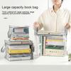 Multifunctional Storage Box Foldable Book Box with Handle Zipper Closure Waterproof