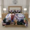 P-Portgas D-D. A-Ace O-One P-Piece Anime Bedding Set Duvet Cover Microfiber Boys Girls Bedroom Decor US UK EU AU DE Sizes