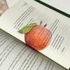 Нежная прозрачная акриловая закладка для книг Яблоко Виноград Помидор Милая закладка Маркер страницы для чтения Студенческая канцелярия Подарок