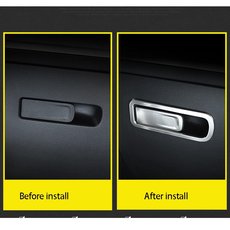 Украшение салона автомобиля, ящик для хранения перчаток, ручка, крышка для Mercedes Benz Class AB CLA GLA GLB W177 W247 X247 C118