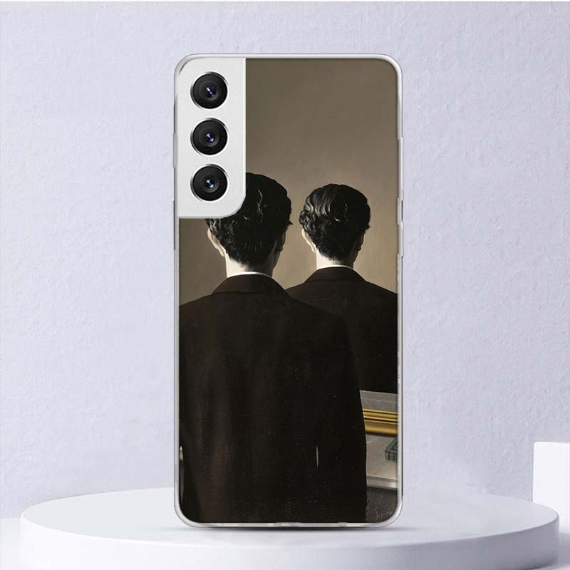 Мягкий чехол с рисунком Рене Магритта для Samsung Galaxy S25 S24 S23 S22 Ultra Чехол для телефона S20 FE S21 Plus S25 Edge + Funda Coque Galaxy S