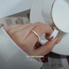 Korean S925 Silver Tree Trunk Texture Open Branch Ring for Women