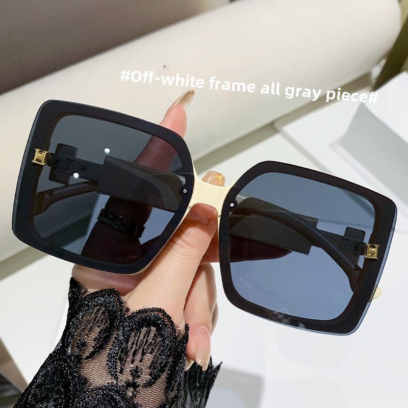 Высококачественные солнцезащитные очки без оправы для женщин — защита от ультрафиолета, идеально подходят для круглого лица и летнего солнца.