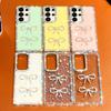 Suitable for Samsung S25ultra Flash Diamond IMD Bow Mobile Phone Case GalaxyzA17 A07 A55A56