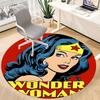 1 шт. Круглый ковер Wonder Woman для офиса, под офисные стулья, в спальню, гостиную, домашний декор, Декор для комнаты, Доступен в различных размерах