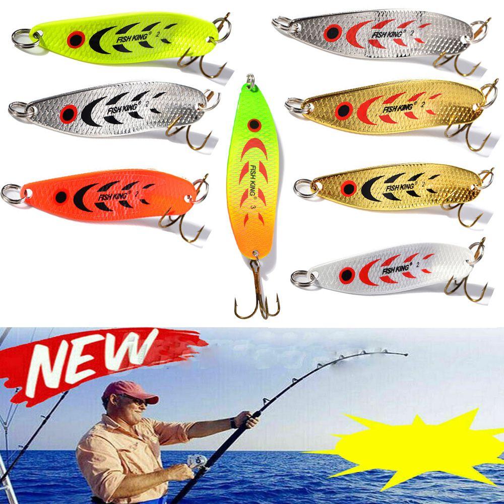 3D Eye Paillette Sequin Spinner Fishing Lure Spoon Fishing Tackle Metal Bait Artificial Lure