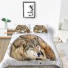 2023 New Style 3D Wolf Printed Single King Size Luxury Duvet Cover Set with Bedding Pillow Home Textiles Duvet Cover Sets