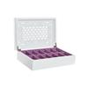 DKD Home Decor Jewelry Box, White, Standard - S3020331