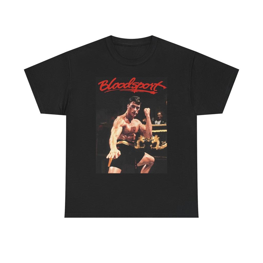 Bloodsport Graphic T Shirt Vintage Movie Poster Retro 90s Unisex Heavy Cotton1