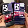 Япония JDM Спортивные Автомобили Тема Мягкий Чехол для Телефона для Xiaomi Redmi Note 13 14 15 Pro Plus 12S 12 11S 11 11T 10S 10 Ударопрочный Чехол Ba