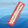 6 Sets Acrylic Resin Fake Teeth Artificial Teeth Denture Dental Tooth Prop Synthetic Resin Denture for Replacement DIY Halloween