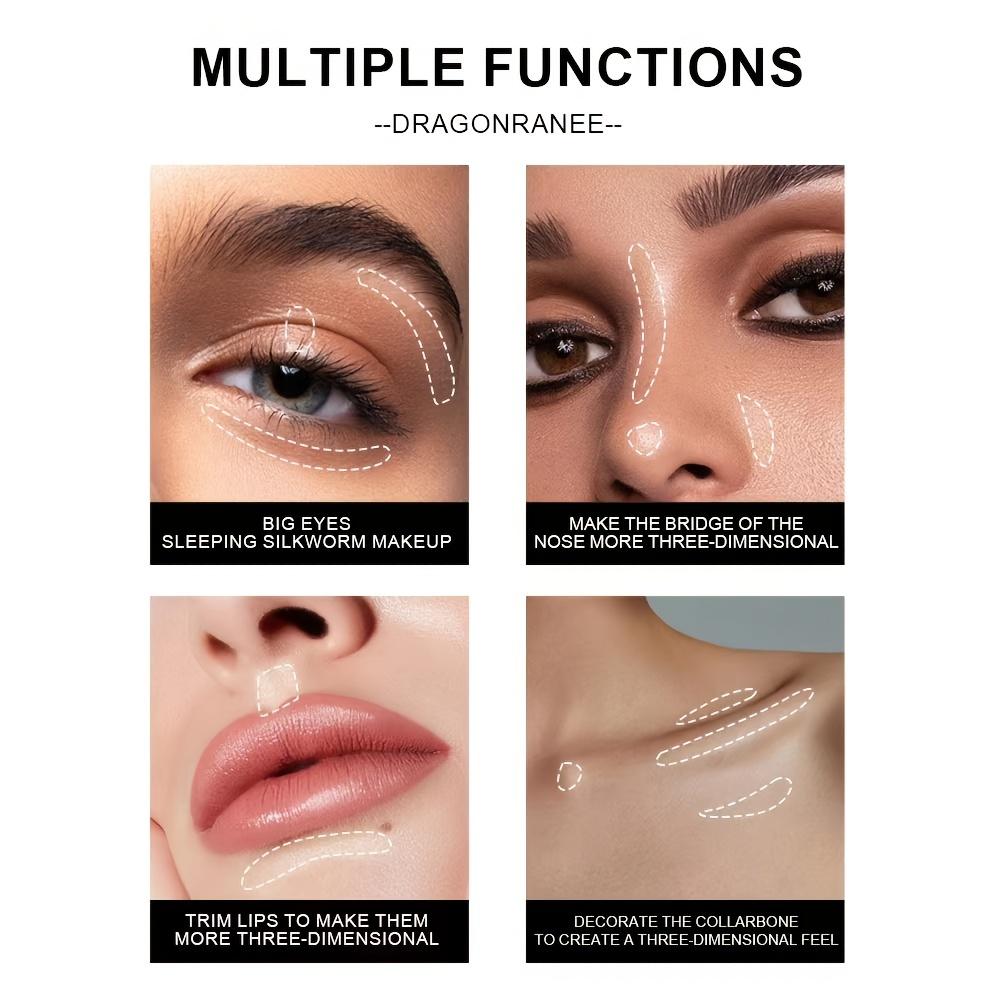 Dual-Ended Contour Stick Double End Stick Matte Nose Shadow Profile Highlight And Highlight Dual Purpose Shadow Pen