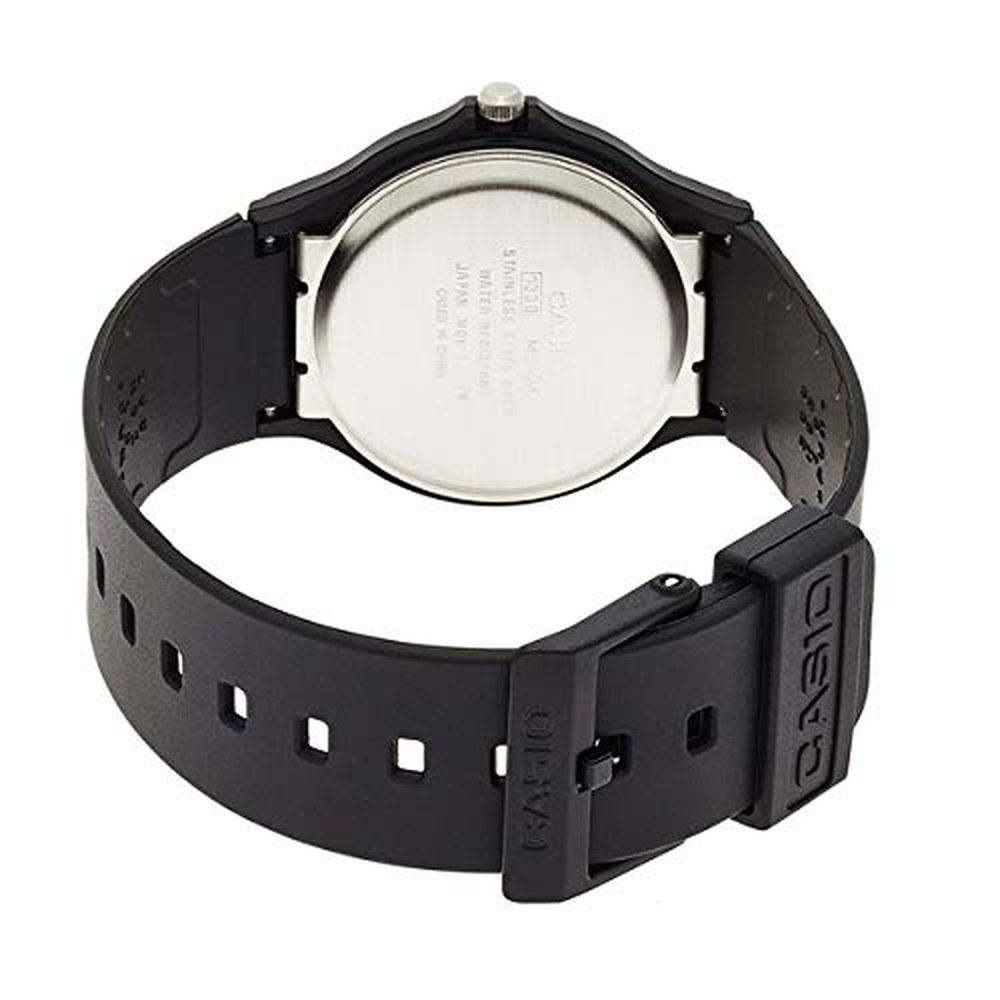 Casio Pair Watch for Men and Women MW-240-1B2MQ-24-1B2L Retro Simple Analog Black Wristwatch