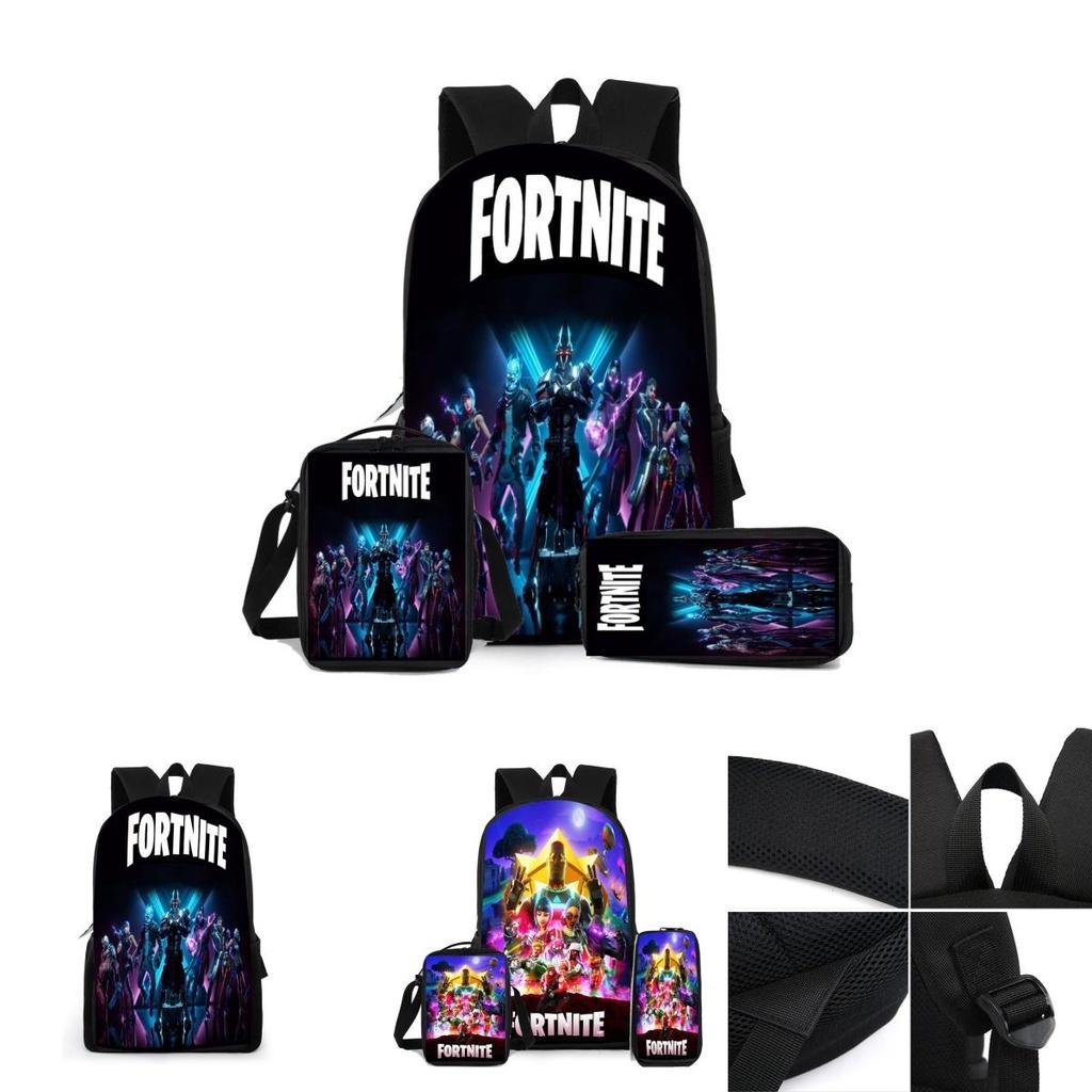 Набор школьных рюкзаков Fortnite Большая вместимость Износостойкий Дышащий Идеально для подростков