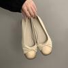 Французский маленький аромат универсальный легкий рот толстый каблук одинарная обувь женская 2025 новый летний квадратный носок ретро мягкая подошва туфли Мэри Джейн