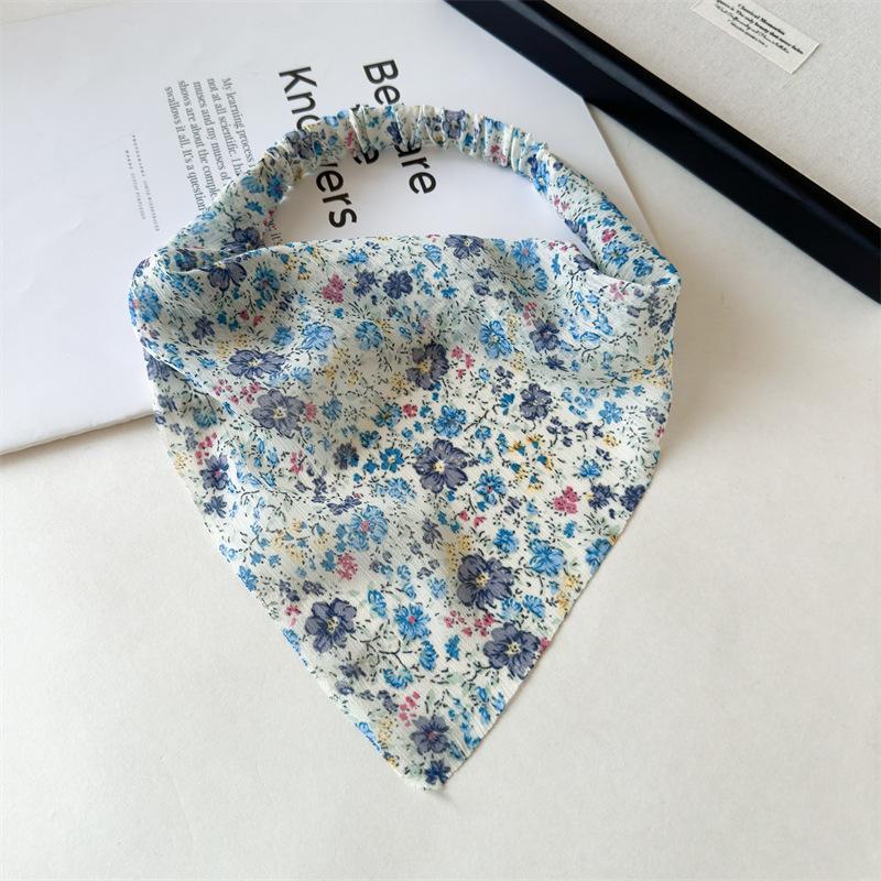 Assorted Floral Print Bandana Headband Elastic Back Hair Scarf Bohemian Style Headwrap Colorful Summer Hair Decor For Women