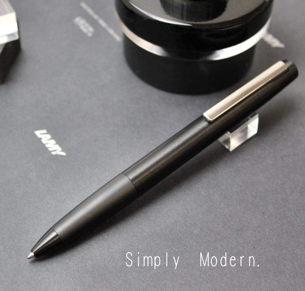 LAMY Aion Black Ballpoint Officially Imported Pen, Oil-Based, L277BK,