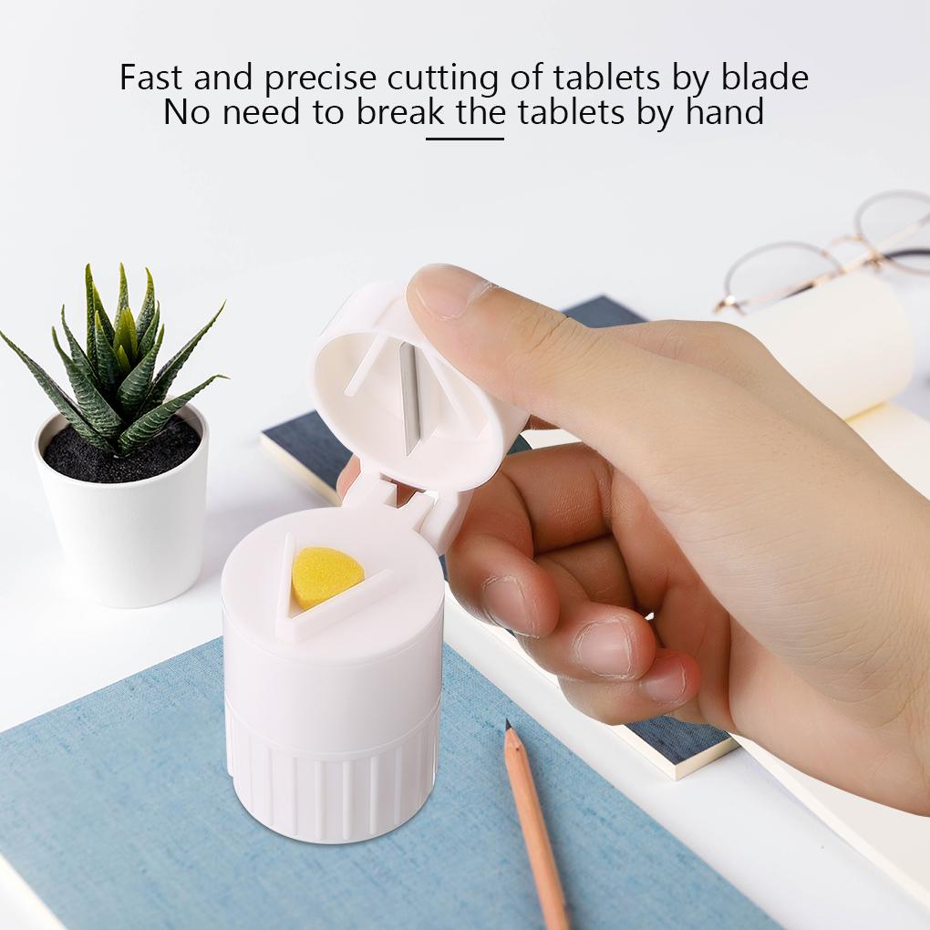 Таблетки в виде порошка, многофункциональные медицинские товары, дробилка для хранения, артефакт, легкий пластиковый контейнер, чехол