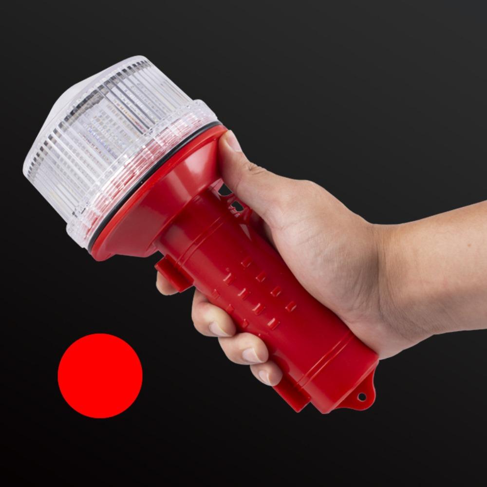 Портативный пластиковый солнечный сетевой маркерный свет Водонепроницаемое наружное освещение Солнечные лампы Солнечная зарядка Мигающий якорный свет Наружный