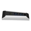 5 Port USB High Speed Expansion Hub 4x USB 2.0 1x USB Fast Charging Port 1x USB C Plug and Play USB Hub for PS5