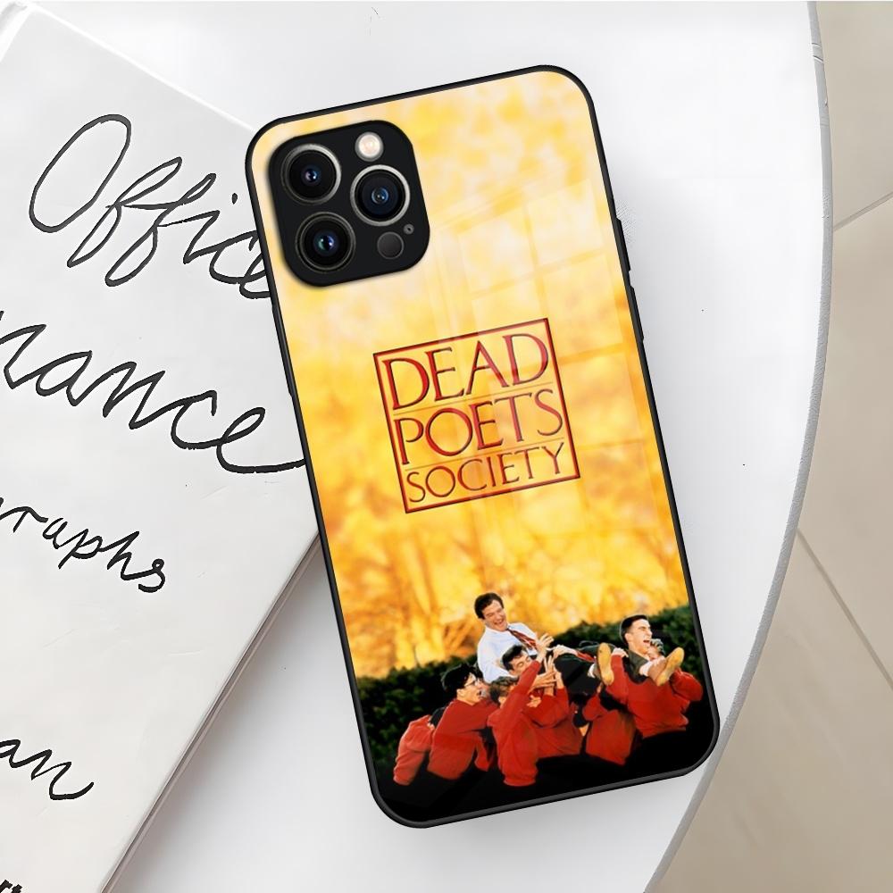 Чехол для телефона «Общество мертвых поэтов» для Iphone 16 15 14 12 11 13 Pro Max Mini X Xr Xs Se 8 Puls стеклянная крышка