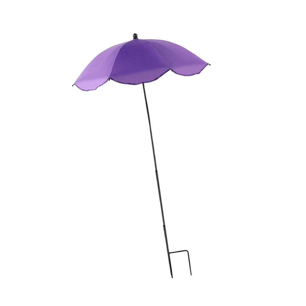 Plant Umbrellas for Outdoor Plants with Ground Stake Sturdy Weatherproof Protection Planter Shade Cover Garden Umbrellas