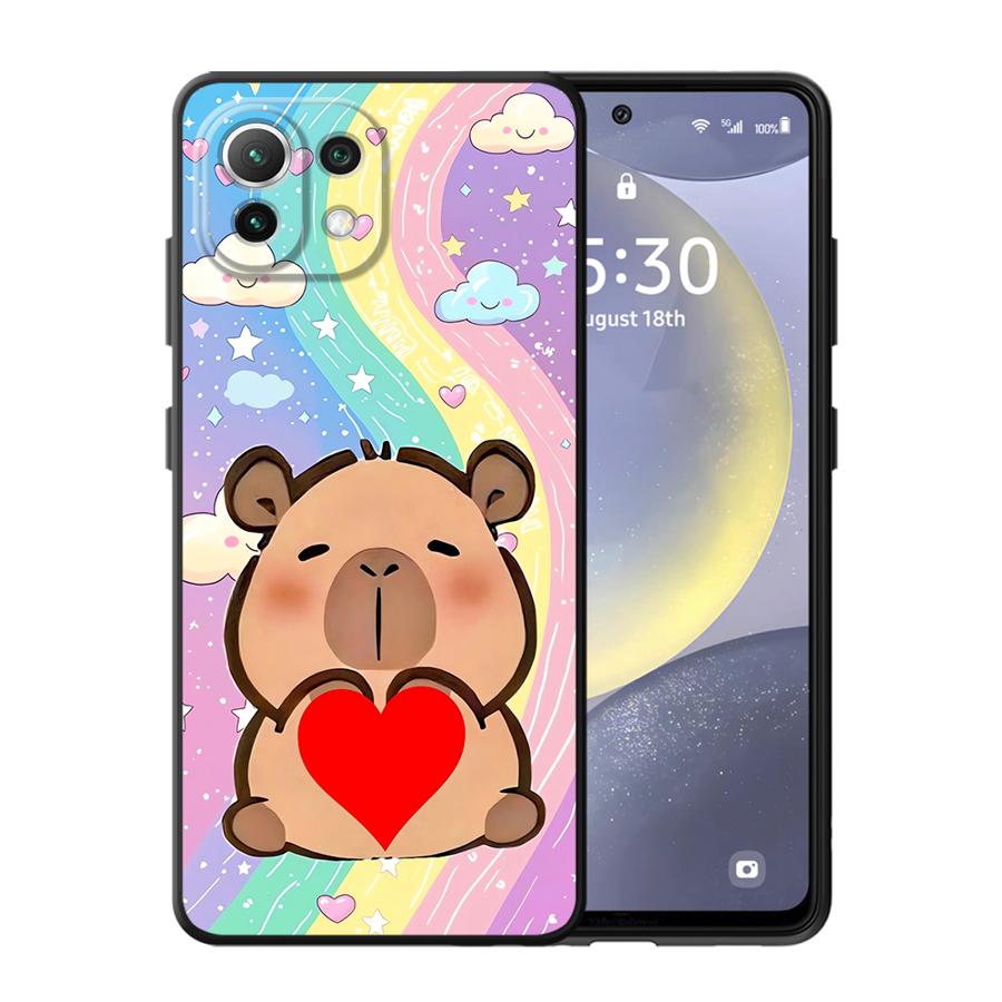 Чехол для Xiaomi Mi 13 Lite 11T 14 11 10T 12T Pro 12 15 Pro 12X Funda Чехол для телефона Цветная Капибара (3)