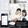 Умный выключатель Zero Fire Тип 86 Zigbee: Стальная или стеклянная панель, Пульт с голосовым управлением Alice.