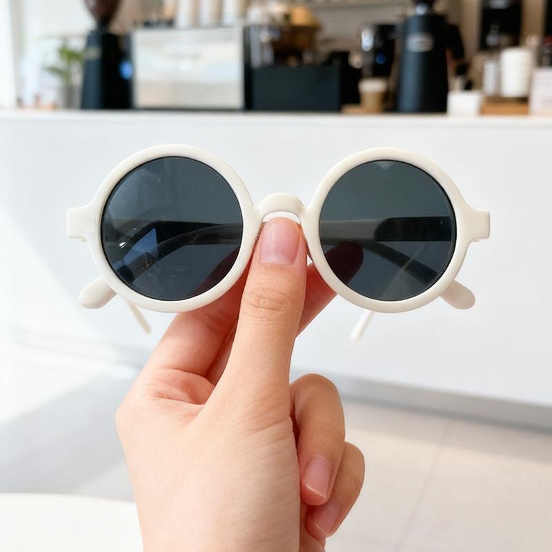 Round Frame Children'S Sunglasses Trend Boys And Girls Fashion Sunglasses Party Glasses
