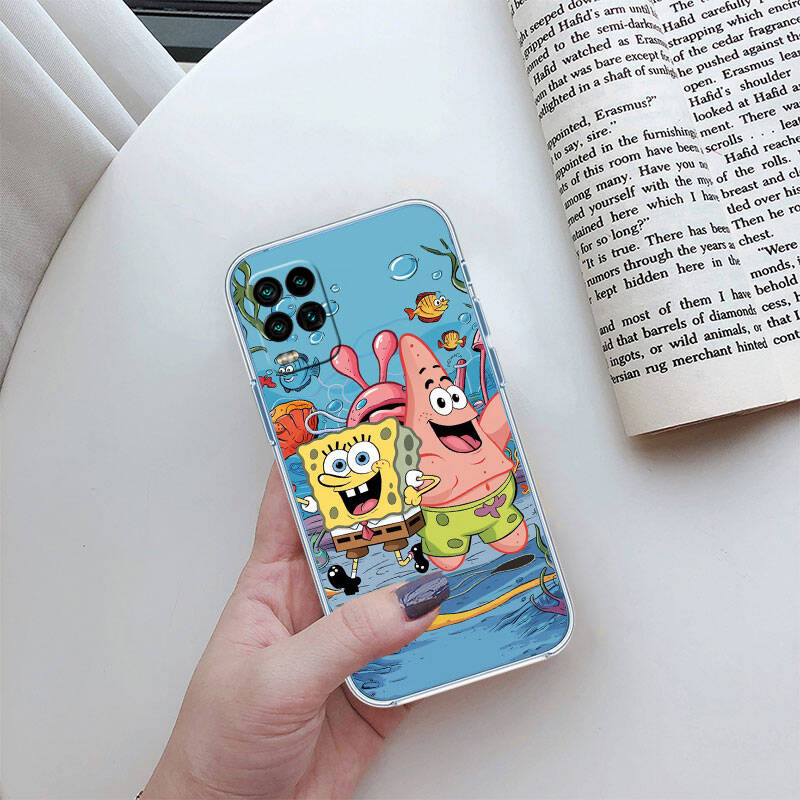 RT24 S-SpongeBos Case for Motorola E7 G6 G7 G8 G9 Plus Power Play G10 G20 G04 E30 E40 E22 E20 E13 E15 G22 G23 G05 G75 G35 G55