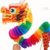 Nostalgia Children's Handmade DIY Creative Material Bag Puzzle Toys Chinese New Year Dragon Dance Paper Cutout Gift