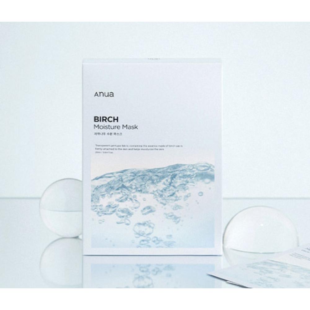 Anua Березовая увлажняющая тканевая маска для лица 25 мл, 10 штук, 2 штуки