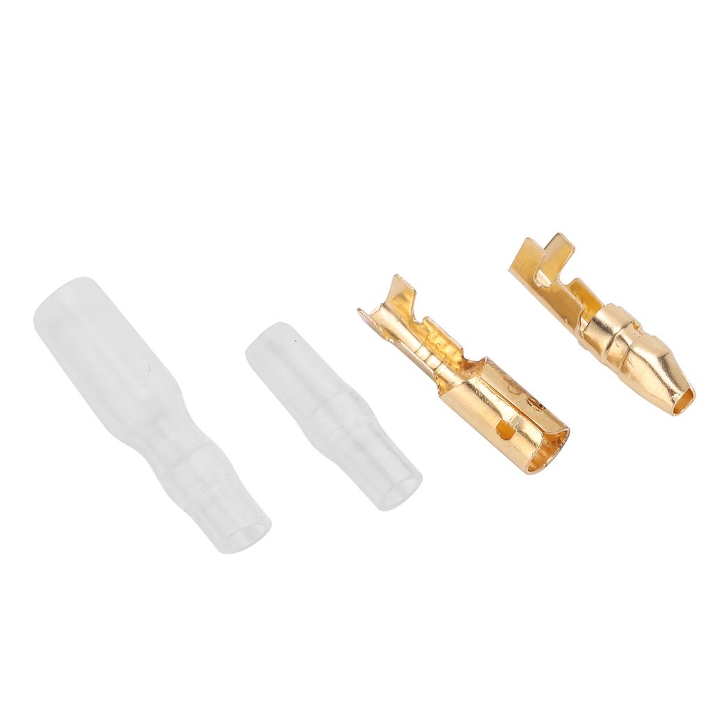 200 шт. 4,0 мм клеммный соединитель автомобильный электрический провод соединитель золотой промышленные принадлежности