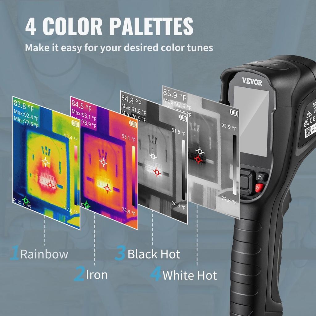 Infrared Thermal Imager Thermal Camera IR Resolution 240x180 2.8" LCD Screen 320 x 240 Pixels Super Resolution