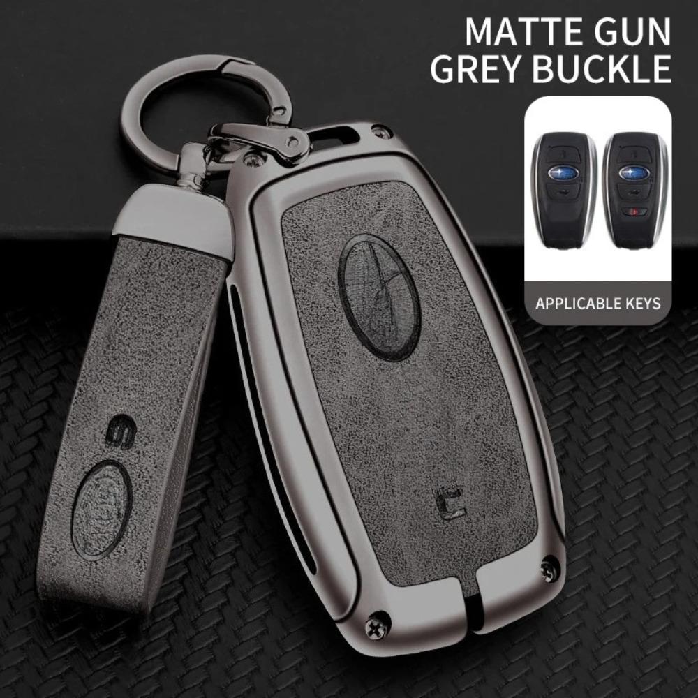 Автомобильный чехол-сумка для ключей из цинкового сплава для Subaru Brz Wrx Xv Ascent Forester Outback Impreza Legacy Металлическая оболочка для ключа автомобиля Автоаксессуары