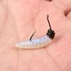 Toughness 4cm 10# hook Bionics Soft Lures Maggots Shape Tackle Road Asia Bait EarthWorm Bait