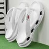 Мужские и женские тапочки Нескользящие тапочки шлепанцы мягкие толстые подошвы для душа ванны бассейна пляжа мужские EVA большого размера