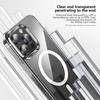 Transparent Magnetic Wireless Charging Case For iPhone 15 14 13 12 11 Pro Max Mini 8 7 Plus X XS XR Shockproof Protective Cover
