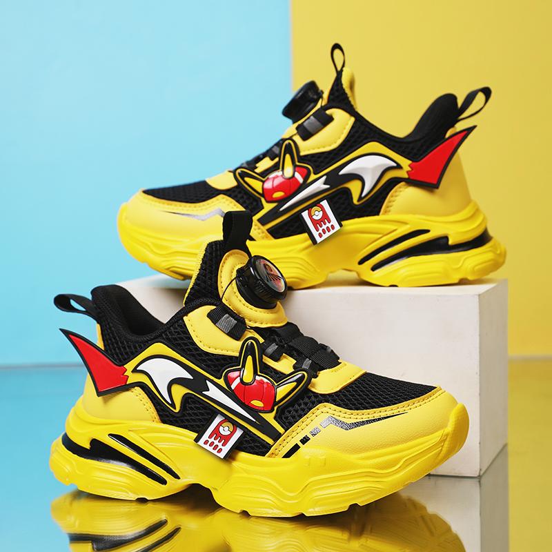 Детская мода Four Seasons Дышащая повседневная обувь для детей Бег Спорт Студенты Девочки Трендовые удобные кроссовки для спортзала